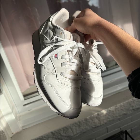 Reebok Women's Classic White Sneakers - Picture 2 of 2